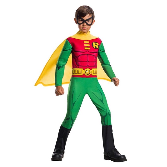 Rubie's Other - Teen Titans Go Robin Boyd Halloween Costume 10-12